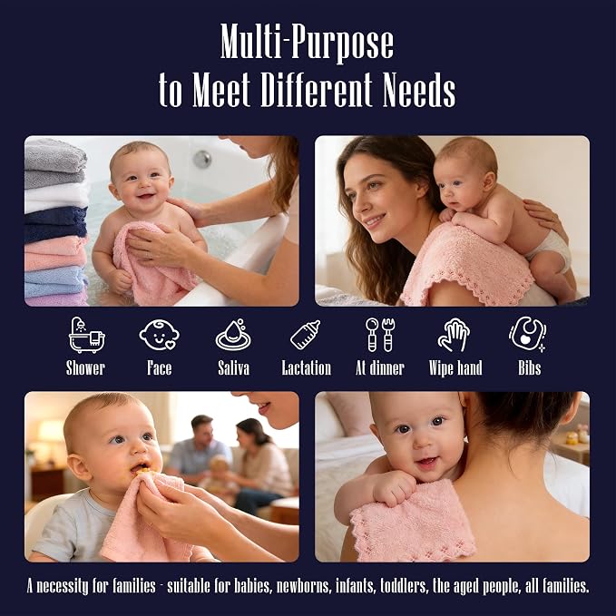 16 Pack Baby Washcloths - Image 7