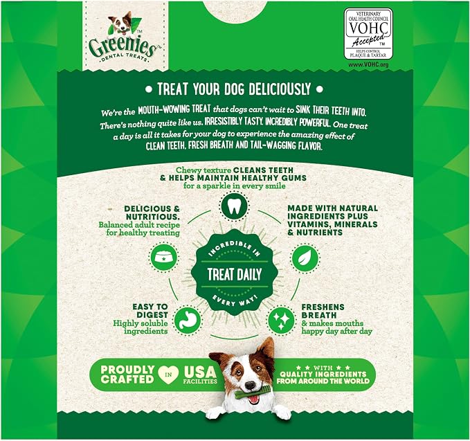 Greenies Veterinarian-Recommended Natural Dental Dog Treats Teenie Size - Image 9