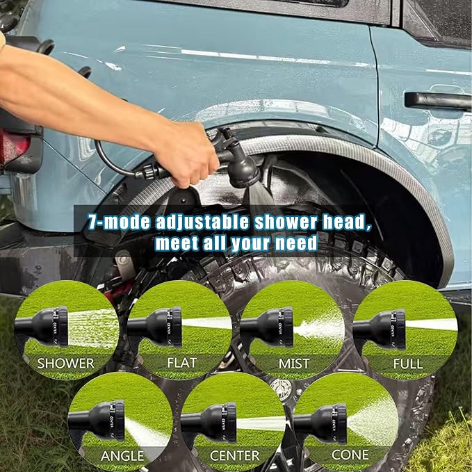8Gallon Pressurized Water Tank, Portable Aluminum Camping Shower Water Storage - Image 9