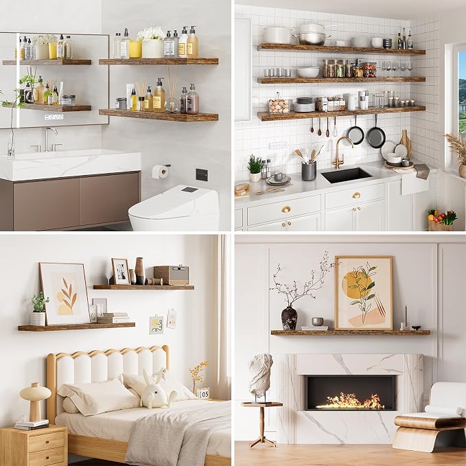 Heimlove 55 Inch Long Floating Shelves - Image 7
