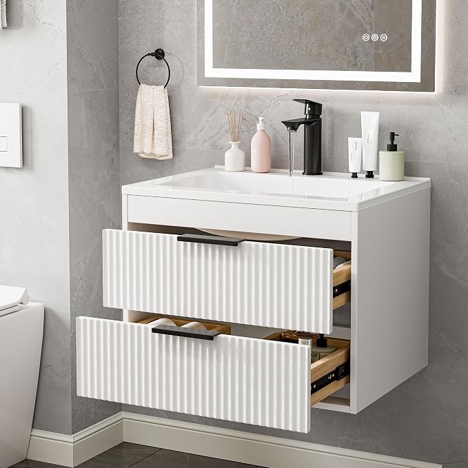 24 Inches Modern MDF Bathroom Vanity - Image 9