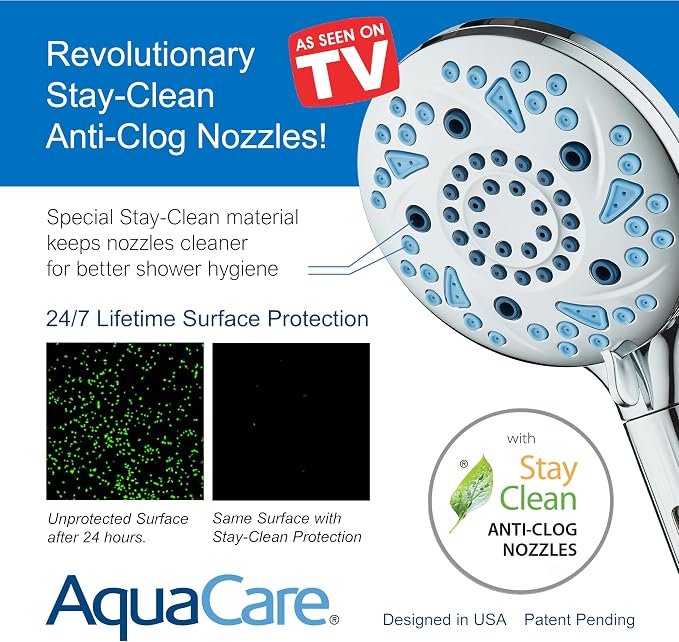 AquaCare High Pressure 10 Spray Mode Filtered Showerhead - Image 8
