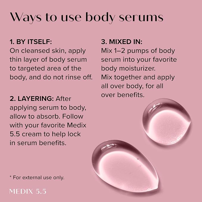 Medix 5.5 Anti Aging Skin Care 3PC Set | Retinol Body Cream + Exfoliating AHA - Image 9