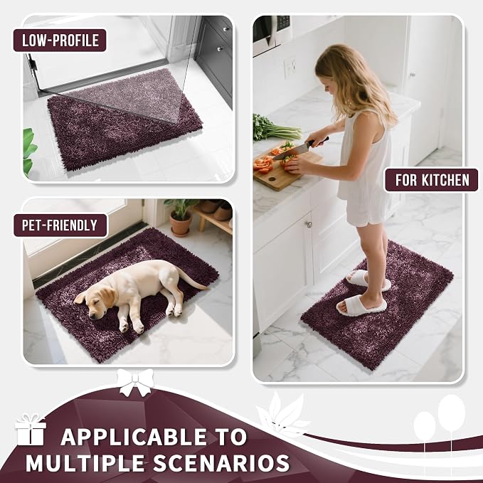 Yimobra Long Bathroom Rugs Runner 55x24 Inch, Extra Thick Soft Absorbent - Image 7