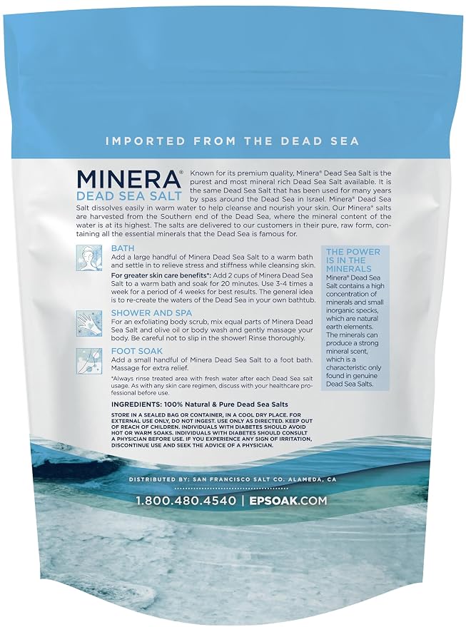 Minera Fine Grain Dead Sea Salt - Image 9
