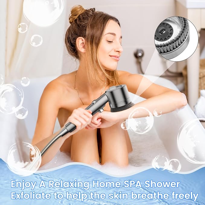 Filtered Shower Head with Handheld, High Pressure Water Flow and Multiple Spray - Image 7