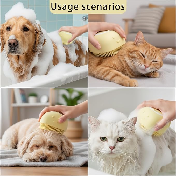 Pet Bath Massage Brush, Pet Bath Brush - Image 7
