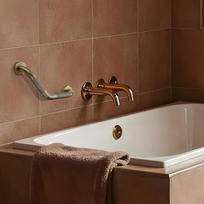 Grab Bars for Bathtubs and Showers- 1-1/4 x 16 Angled Shower Grab Bar for - Image 9