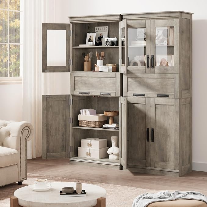GAOMON 67" Tall Bathroom Cabinet - Image 8
