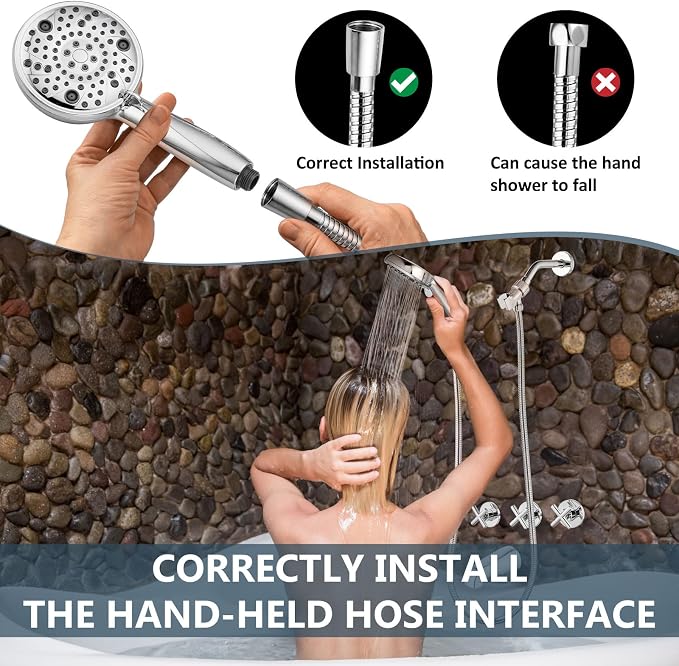 Aolemi 3 Handles Tub Shower Faucet Set - Image 9