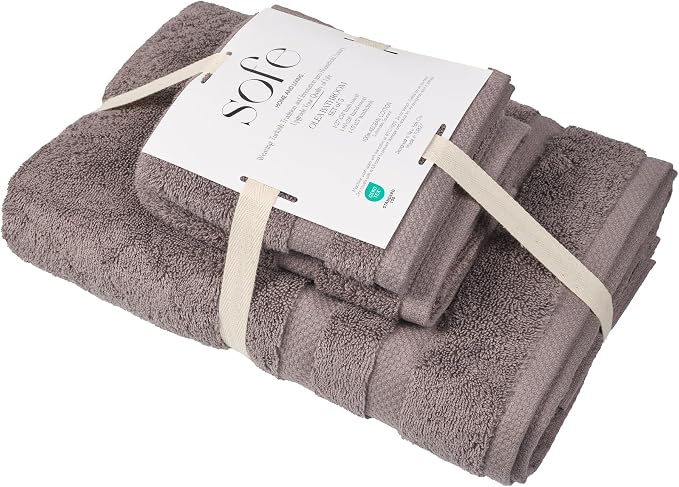 SOFE H&L | Olea Luxury Turkish Cotton Bath Towels Set of 3 : 1 Bath Towel - Image 7