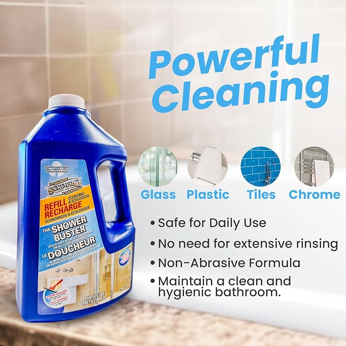 SURF PRO Shower Glass Cleaner Buster Economic Refill - Image 7