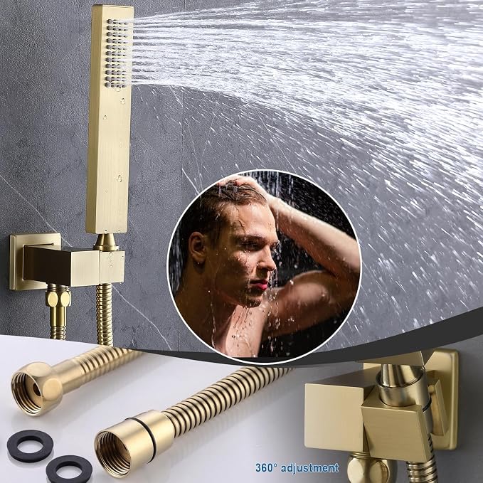 Enga Thermostatic Dual Shower System, All Functions Use Together & Volume - Image 8