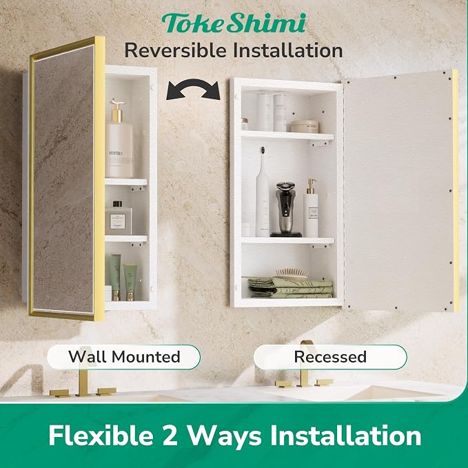 TokeShimi 21x27 Bathroom Medicine Cabinet - Image 8