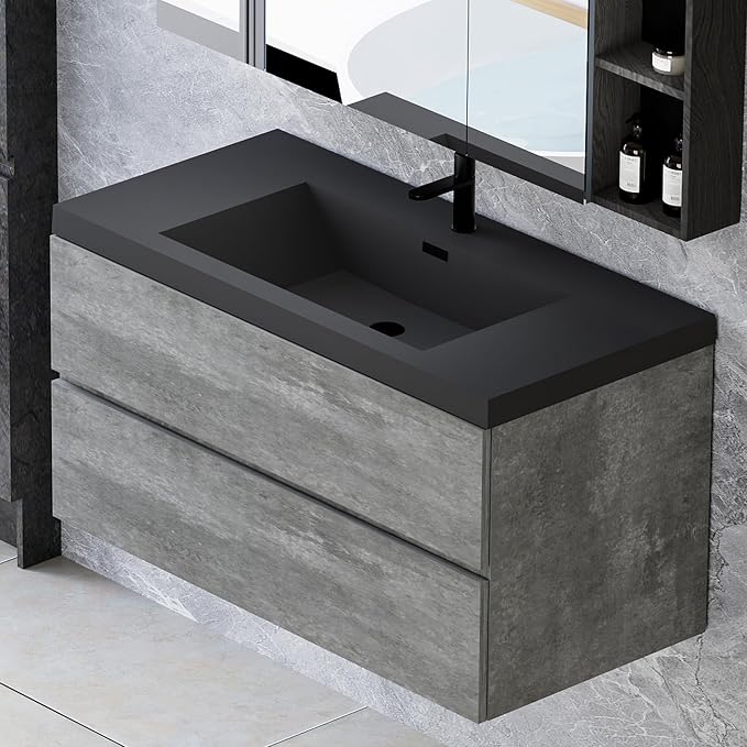 Floating Vanity Bathroom, 42 Inch Bathroom Vanity - Image 8