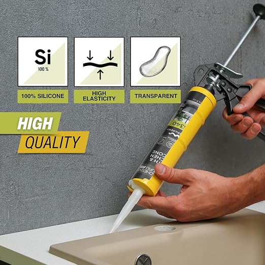 Adhesive Guru AG340 Clear Silicone Sealant - Image 6