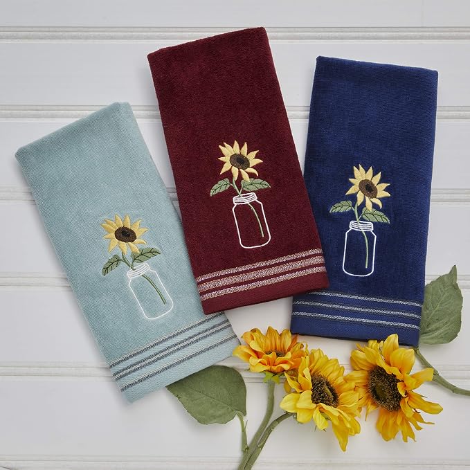 SKL Home by Saturday Knight Ltd. Sunflower in Jar Hand Towel - Image 5