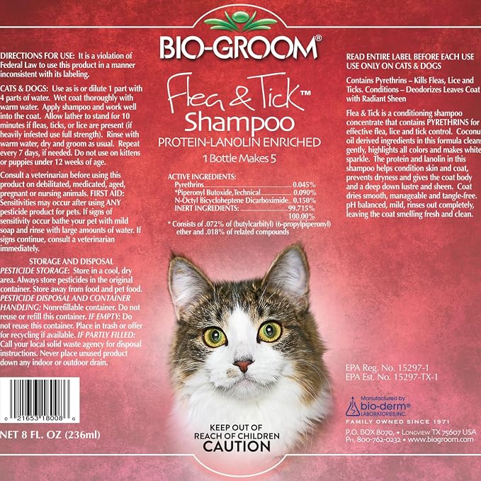 Bio-Groom Flea & Tick Dog Shampoo - Image 4