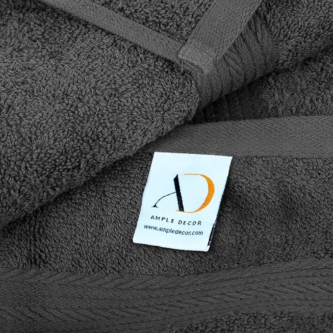 Ample Decor Hand Towels for Bathroom 18 X 28 Inch 600 GSM 100% Cotton, Soft - Image 4