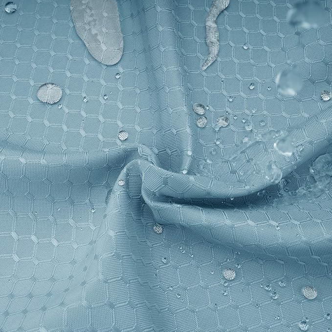 AooHome 36x72 Inch Stall Size Shower Curtain, Soft Fabric Waffle Weave Bathroom - Image 7