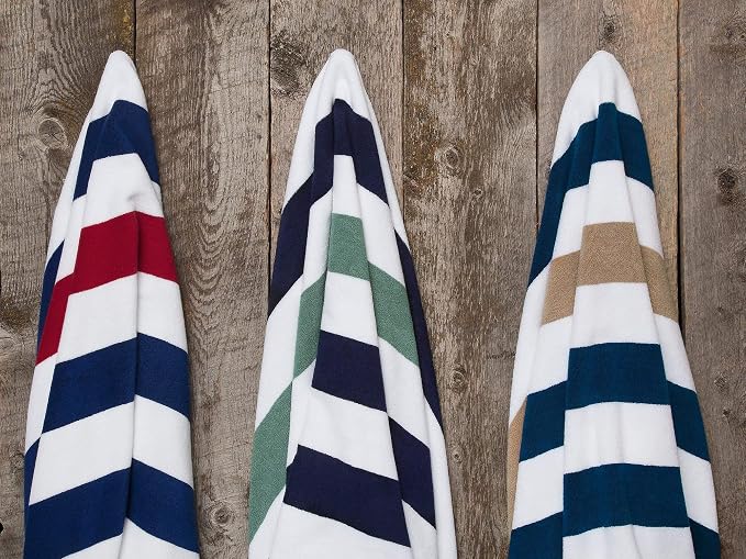 Laguna Beach Textile Co. Striped Cabana Beach Towel - Image 6