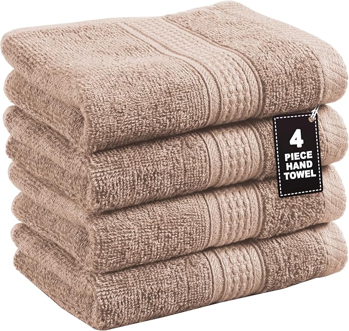 LANE LINEN 4 Pack Hand Towels Set by LaneLinen