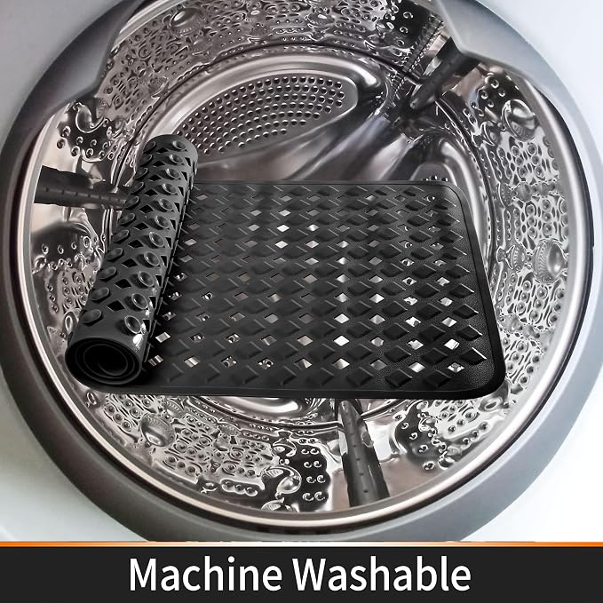 Yimobra Bathtub Mat Non Slip, Super Strong Suction Cups, 27.5"x15.5" Long - Image 7