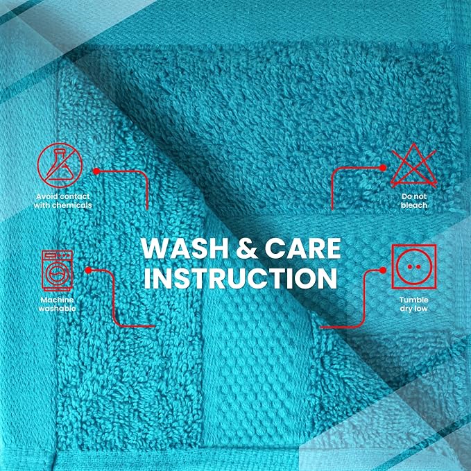 Infinitee Xclusives Teal Hand Towels - Image 7