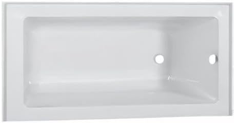 Fine Fixtures Acrylic, Fiberglass Alcove Soaking Bathtub - Image 10
