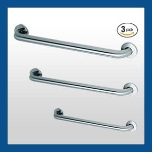 Commercial Grab Bar Bundle for Commercial Restrooms - Image 2