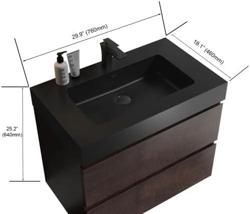 Alice 30 Inch Bathroom Vanity - Image 2