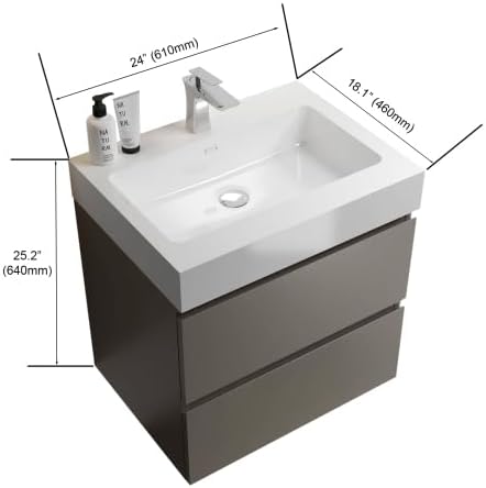 Alice 24 Inch Bathroom Vanity - Image 2
