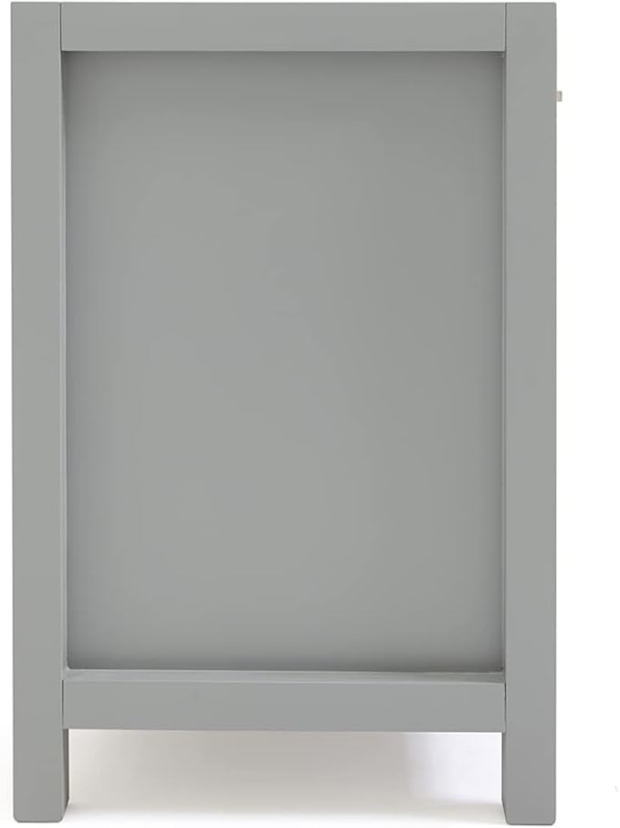 ARIEL Bristol 54" Grey Bathroom Vanity Base Cabinet, Single Sink Configuration - Image 9