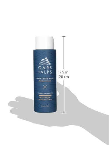 Oars + Alps Mens Moisturizing Body and Face Wash, Skin Care Infused - Image 3