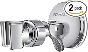 Adjustable Shower Head Holder, Bathroom Suction Cup Bracket by Prozadahao