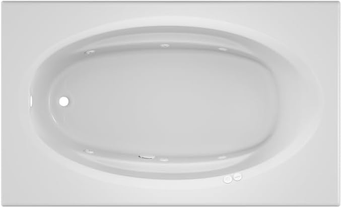 Jacuzzi SIGNATURE Acrylic Drop-In Bathtub, Heated Jet Massage Tub, Slip by Jacuzzi