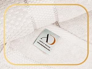 Ample Decor Washcloth Set of 200 White 100% Cotton - Image 5