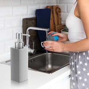 Soap Dispenser with Rust Proof Stainless Steel Pump Refillable - Image 8