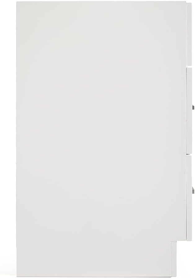 ARIEL Single Sink Bathroom Vanity Base Cabinet in White - Image 6