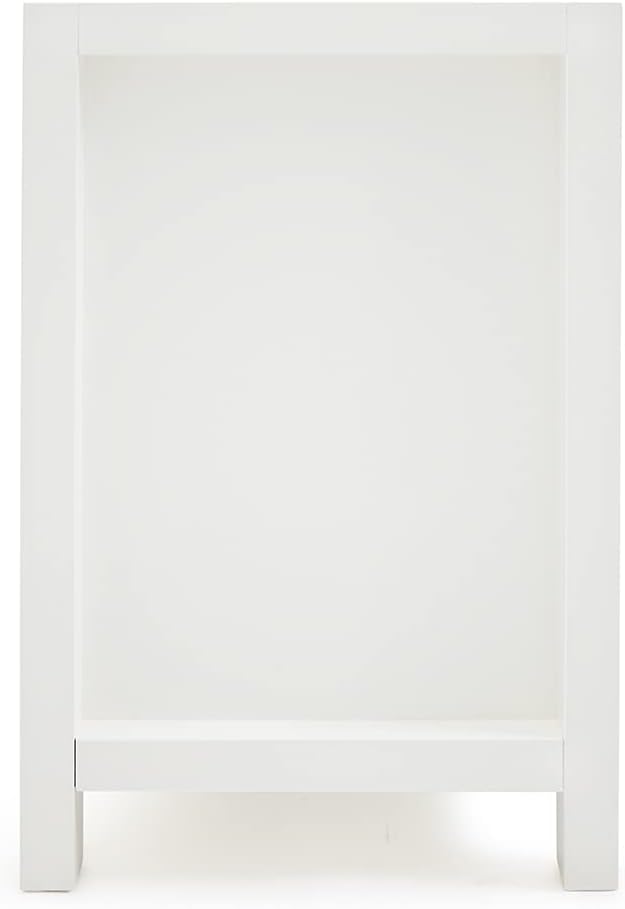 ARIEL Bristol 54" White Bathroom Vanity Base Cabinet, Single Sink Configuration - Image 9