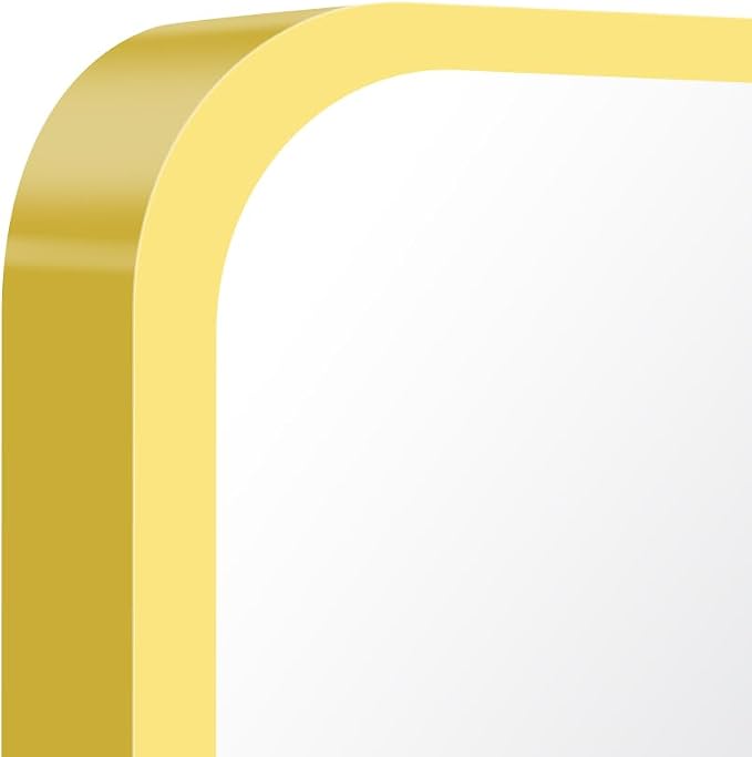 Gold Bathroom Mirror, 24x48 inch Wall Mirror - Image 9