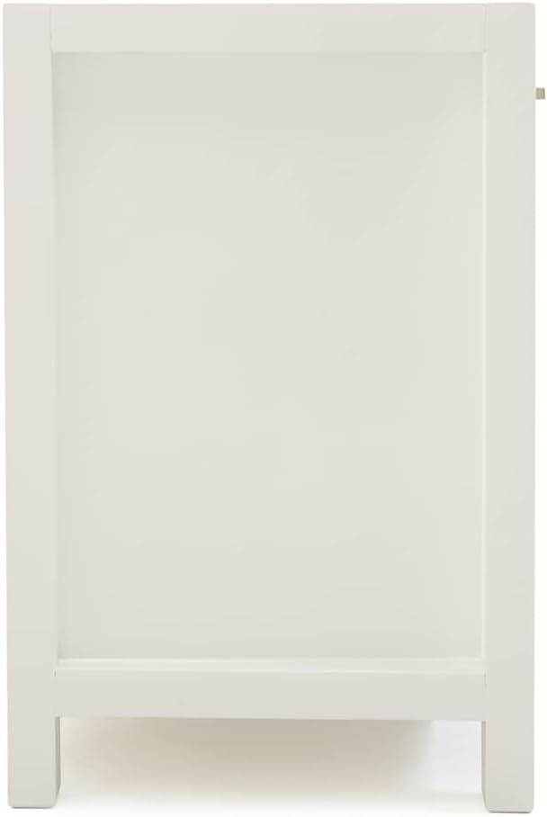 ARIEL Bristol 48" White Bathroom Vanity Base Cabinet, Single Sink Configuration - Image 8