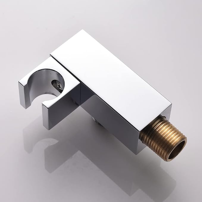 AYIVG Bathroom All Brass Wall Mount Adjustable Hand Held Shower Head Bracket - Image 4
