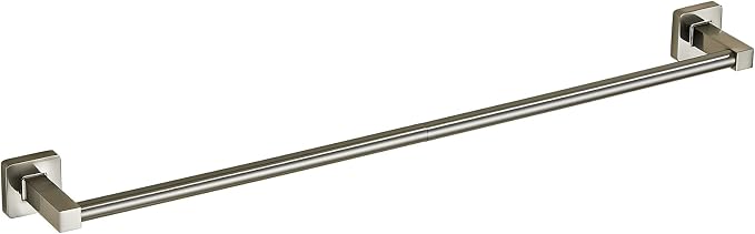 Bathroom Wall Mounted Towel Rack, 24 Inch Brushed Nickel Towel Bar by KUUBTH