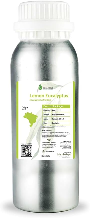 Lemon Eucalyptus Oil by Eucaliptus from Brazil by NaturePackaged