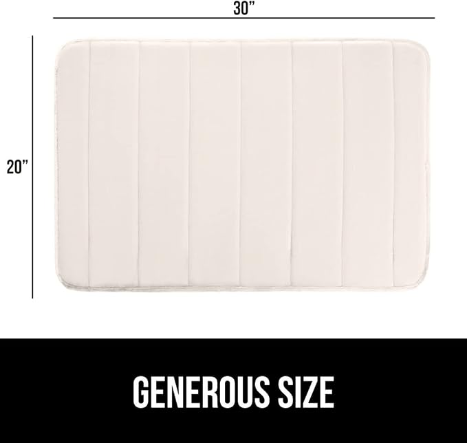 GORILLA GRIP Memory Foam Bath Mat, Soft Absorbent US Designed Bathroom Rug - Image 2