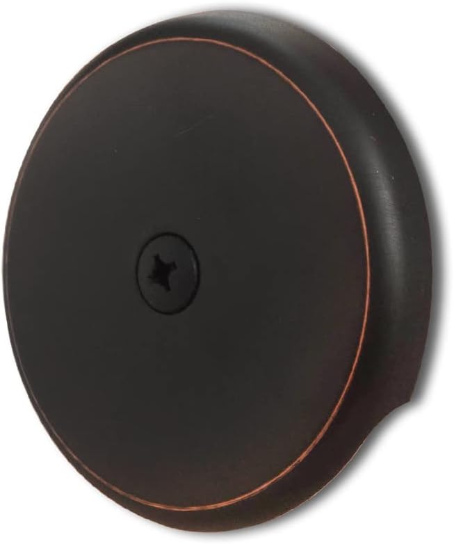 Single Hole Bathtub Drain Overflow Plate by CalcMetal