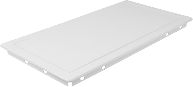 8 x 16 Inch White Square ABS Plastic Plumbing Access Panel - Image 2