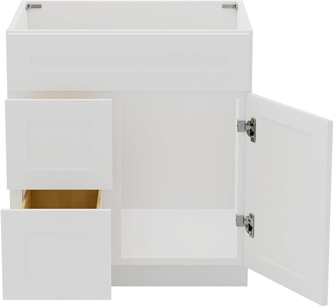 KitchenMan 30 Inch Bathroom Vanity Without Sink and Top Unassembled Bathroom - Image 7