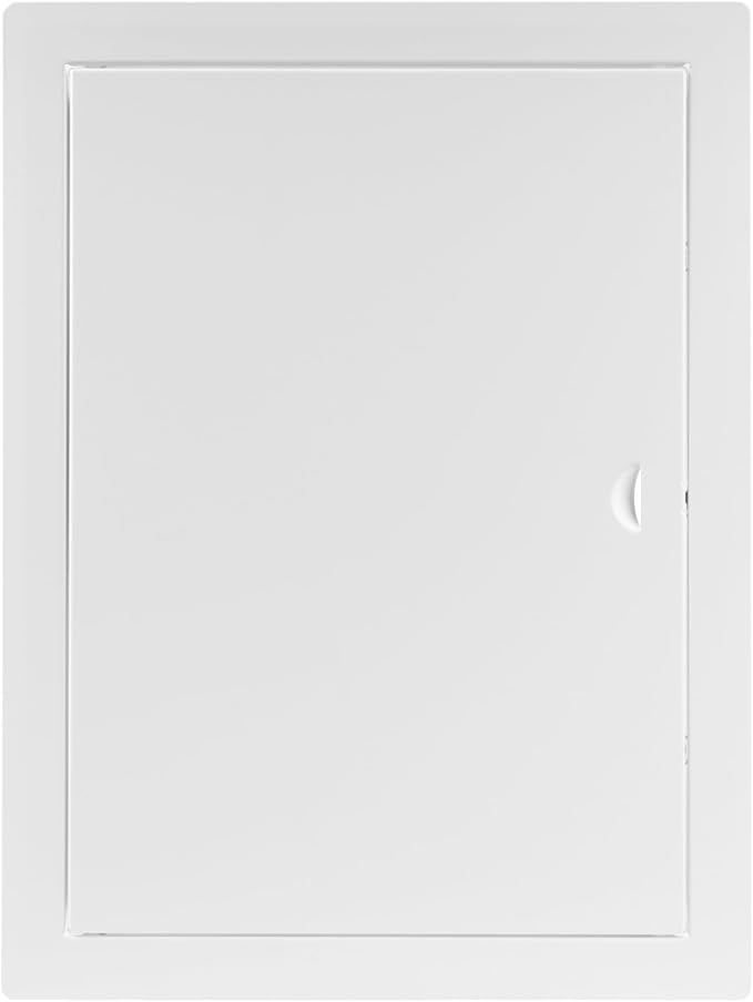 10 x 14 Inch White Rectangular Metal Plumbing Access Panel by Unknown